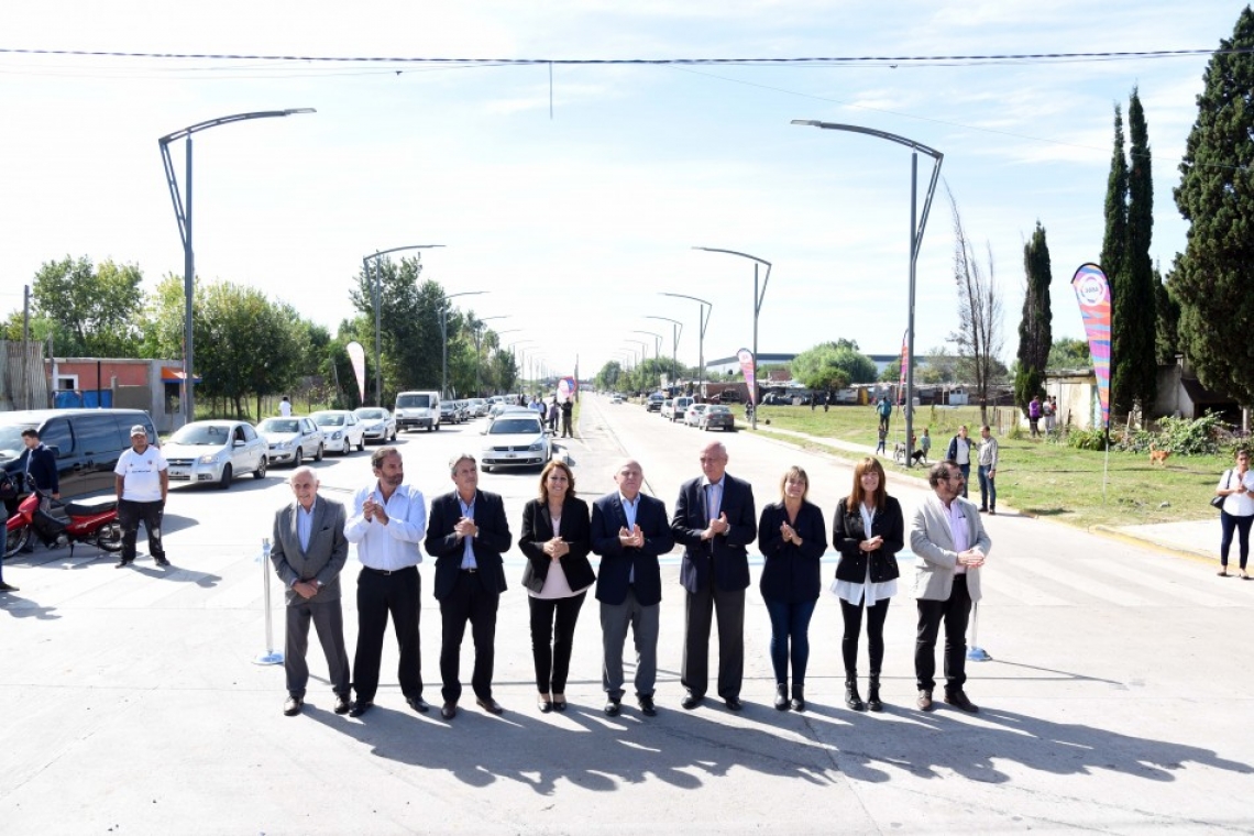 Se habilitó la pavimentación de un nuevo tramo de bulevar 27 de Febrero